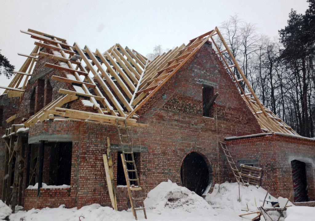 Монтаж гибкой кровли